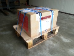Pallet with box 1 of 2