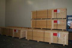 Shipment ready for pick-up